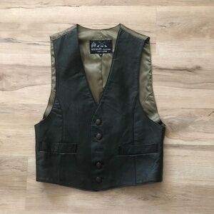 Roymark Collection Italy Leather Vintage Vest